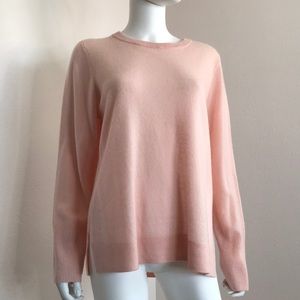 Halogen pink cashmere pink chintz XL sweater